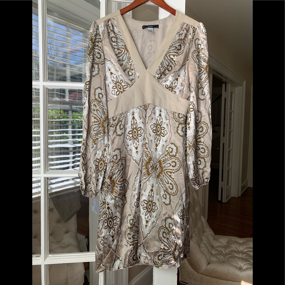 Stunning 100% silk paisley dress
